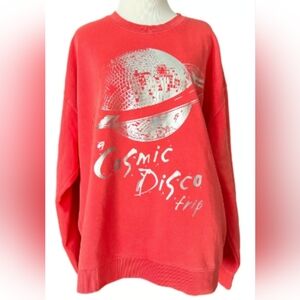 Goodie Two Sleeves On A Cosmic Disco Trip Sweatshirt